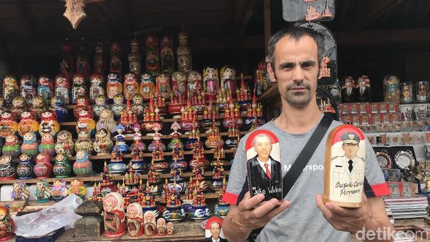 Ada Boneka Matryoshka Jokowi dan Ahok di Rusia