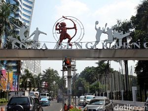 Sambut Asian Games, Pintu Gerbang SUGBK Dipercantik