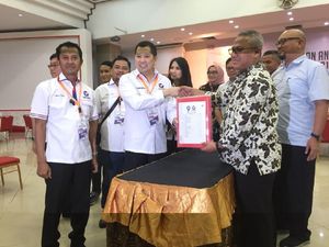 Dipimpin Hary Tanoe, Perindo Daftarkan Bacaleg ke KPU Dipimpin Hary Tanoe, Perindo Daftarkan Bacaleg ke KPU