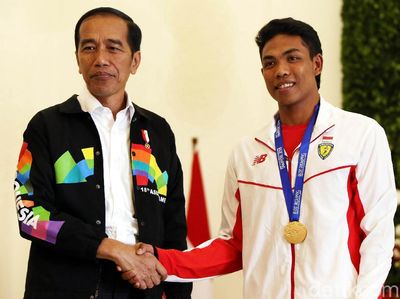 Presiden Jokowi Sambut The Flash Indonesia di Istana Bogor