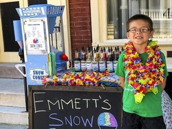 Rela Jual Mainan Buat Modal, Bocah 6 Tahun Ini Sukses Jualan Snow Cone