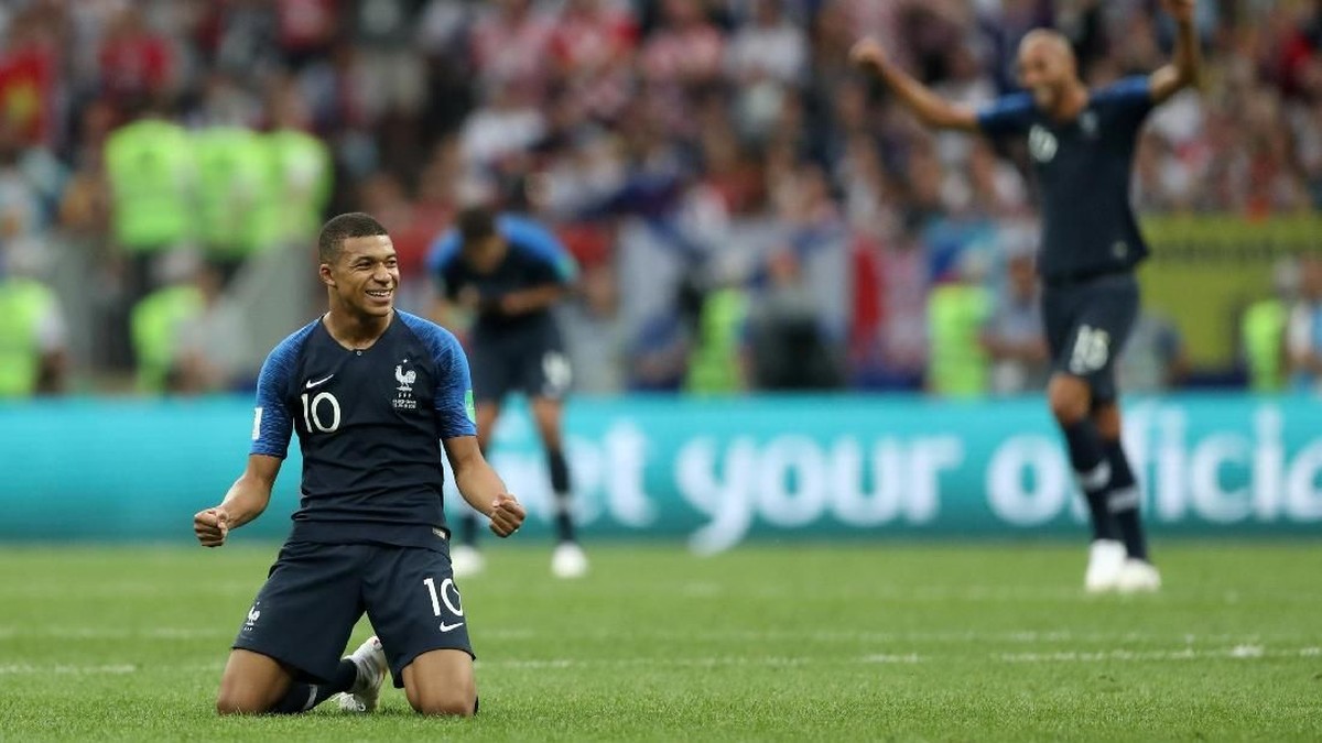 Kylian Mbappe mencetak empat gol untuk Prancis di Piala Dunia 2018 (Foto: Carl Recine/Reuters)