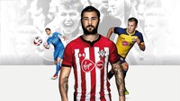 Southampton kembali ke desain garis-garis vertikal untuk musim 2018/2019. (Foto: footyheadlines)