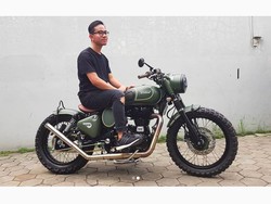 Ini Bedanya Motor Modifikasi Jokowi dan Gibran