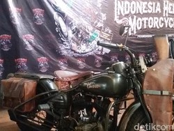 Ribuan Moge Kuno eks Perang Dunia Reuni di Yogyakarta