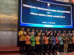 Abang None Jakarta Buka Perdagangan Saham