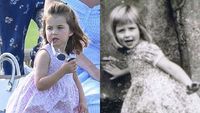 Mirip Banget! Foto Masa Kecil Lady Diana dan Putri Charlotte