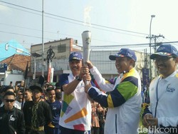 Usai Dikirab di Yogya, Api Obor Asian Games Dibawa ke Solo