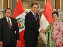 Dubes RI di Lima Serahkan Surat Kepercayaan pada Presiden Peru