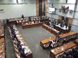 Fraksi Gerindra WO Saat Rapat Komisi III DPR-Kapolri
