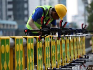 Jembatan Dukuh Atas Dipercantik