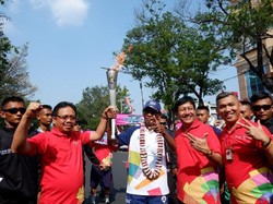 Telkomsel Kawal Pawai Obor Asian Games 2018