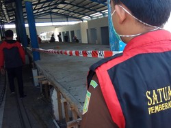 Endus Aroma Korupsi, Kejari Maros Segel Proyek Pasar Tradisional