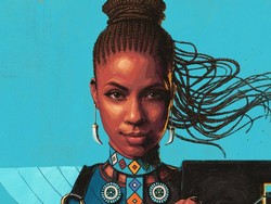 Bergaya Salut Wakanda Forever, Begini Sampul Komik Shuri