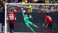 David De Gea, Marouane Fellaini, Victor Lindelof, Marcus Rashford, Jesse Lingard, Phil Jones, Alexis Sanchez, dan Ashley Young adalah beberapa nama yang absen di laga ini. REUTERS/Mark J. Rebilas-USA TODAY Sports.