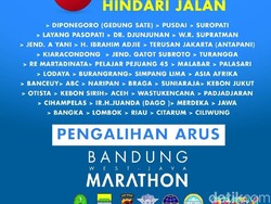 Ada Lomba Maraton, Hindari Jalan Ini Akhir Pekan di Bandung