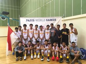 Tim Basket Pelajar Indonesia Bawa Pulang Piala dari Prancis