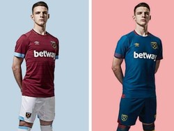 Jersey baru West Ham United ini harganya juga cukup tinggi. Mencapai 98 pound sterling. (Foto: dok.Twitter)