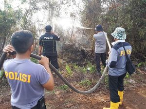 15 Hektare Hutan Konservasi di Riau Terbakar 15 Hektare Hutan Konservasi di Riau Terbakar