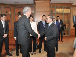 Bertemu Pejabat Singapura, Ketua MPR Sampaikan Kondisi Politik RI