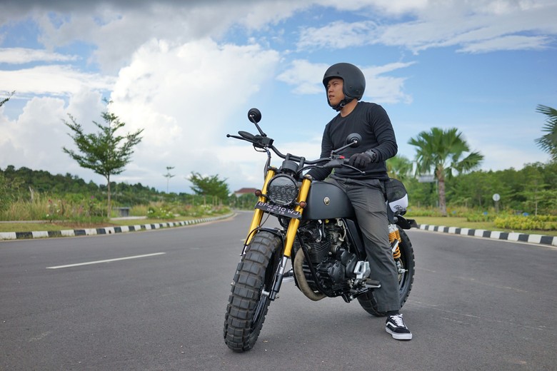 Yamaha Scorpio Berbaju Scrambler Yamaha Scorpio Berbaju Scrambler