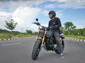 Yamaha Scorpio Berbaju Scrambler