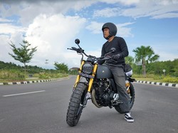 Yamaha Scorpio Berbaju Scrambler