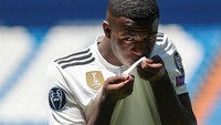 Vinicius Junior jadi satu nama yang paling dinantikan kiprahnya di musim 2018/2019. Penyerang muda Real Madrid ini digadang-gadang jadi bintang masa depan Los Blancos. Viniciuc bukan tak mungkin jadi pengganti Cristiano Ronaldo. (Foto: Susana Vera/REUTERS)