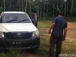 Mobil Tangan Kanan Bupati Labuhanbatu Saat Kabur dari OTT Ditemukan