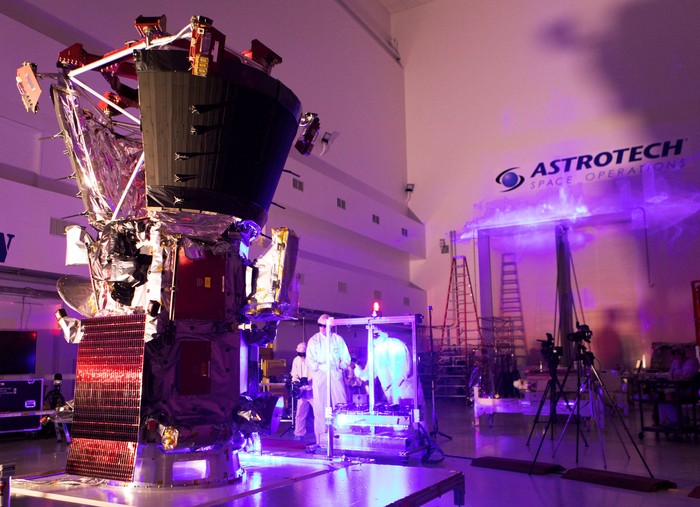 Parker saat masa pembuatan. Foto: Courtesy Glenn Benson/NASA/Handout via REUTERS Parker saat masa pembuatan. Foto: Courtesy Glenn Benson/NASA/Handout via REUTERS