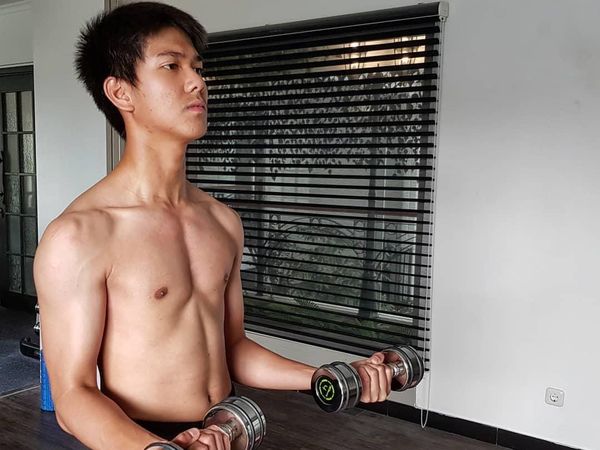 Ingin Berotot, Iqbaal Dilan Ramadhan Mulai Nge-gym