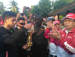 Pawai Obor Asian Games 2018 Sampai di Situbondo