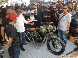 Kata Jokowi Soal Motor Bobber Milik Gibran