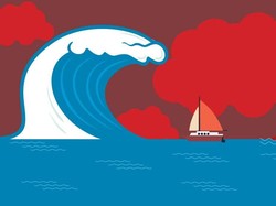 Cuaca Ekstrem di Sulsel, Waspada Gelombang Tinggi Perairan Selayar-Teluk Bone