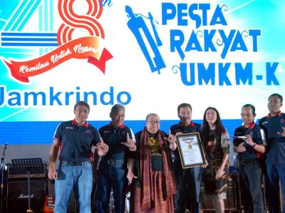 Rekor MURI untuk Pesta Rakyat UMKM