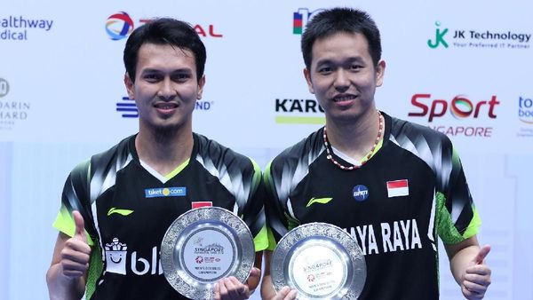 Hot Daddies Hendra/Ahsan Pasangan Lagi, Juara Lagi