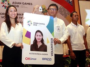 Kartu BRIZZI untuk Volunteer Asian Games