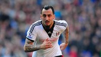 Transfer Konstantinos Mitroglou dari Olympiakos pada Januari 2014 memecahkan rekor transfer untuk Fulham, yang merekrutnya dengan nominal 12,4 juta pound sterling. (Foto: Stu Forster/Getty Images)