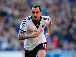Transfer Konstantinos Mitroglou dari Olympiakos pada Januari 2014 memecahkan rekor transfer untuk Fulham, yang merekrutnya dengan nominal 12,4 juta pound sterling. (Foto: Stu Forster/Getty Images)