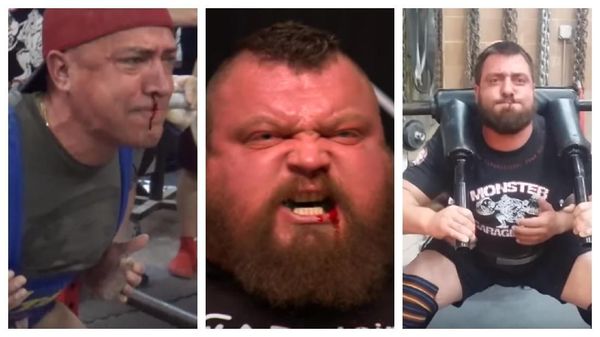 Ngeri! Pria Kuat yang Mimisan karena Angkat Beban Ratusan Kilogram