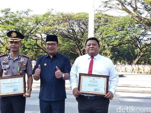 Bandung Aman, Ridwan Kamil Beri Penghargaan pada Kapolrestabes