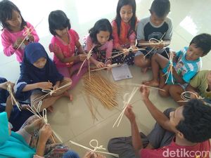 Hari Anak di Jepara: Origami, Wayang Rotan Hingga Bahasa Asing