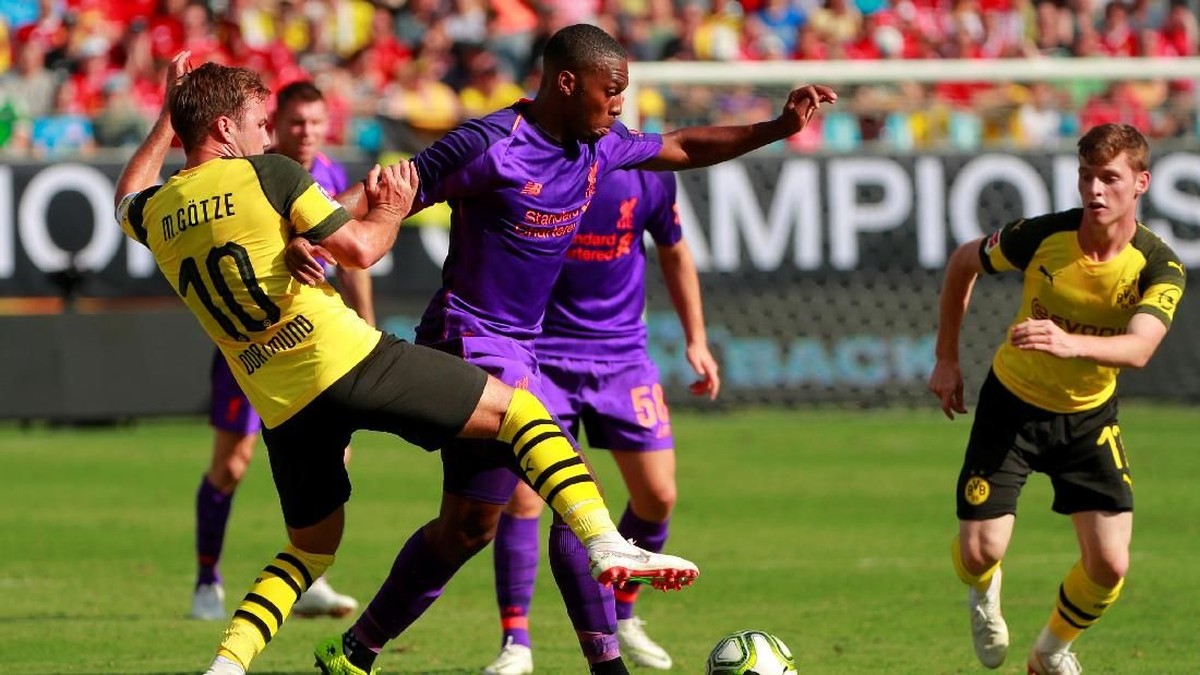 Sempat Unggul Duluan, Liverpool Dikalahkan Dortmund 1-3. (Foto: Chris Keane/Reuters)
