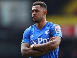 Andre Gray menjadi rekrutan termahal buat Watford. Ia direkrut dengan nominal 18,5 juta pound sterling dari Burnley pada musim panas 2017. (Foto: Dan Istitene/Getty Images)