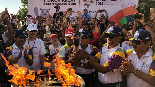 Obor Asian Games 2018 Tiba di Bali