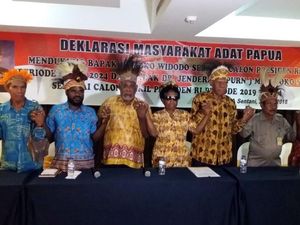 Deklarasi Tokoh Papua Dukung Jokowi-Moeldoko
