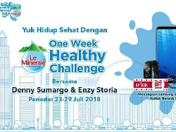 Mulai Hidup Sehat Bersama Le Minerale dan Ikuti Tantangan Sehatnya