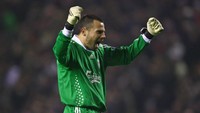 Diego Cavalieri diboyong Liverpool dari Palmeiras pada musim panas 2008. Pria Brasil 35 tahun itu meninggalkan Liverpool untuk gabung Cesena pada 2010. (Foto: Alex Livesey/Getty Images)
