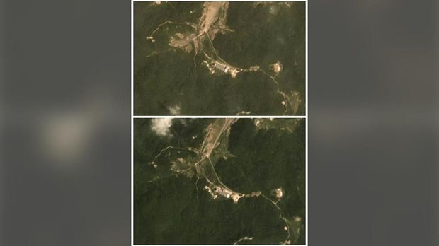 Citra Satelit Perlihatkan Korut Lucuti Situs Uji Coba Rudal
