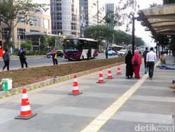 Keinginan Ahok Lebarkan Trotoar Jl Sudirman-Jl Thamrin 10 Meter